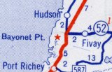 Fivay still appears on this 1956 map
